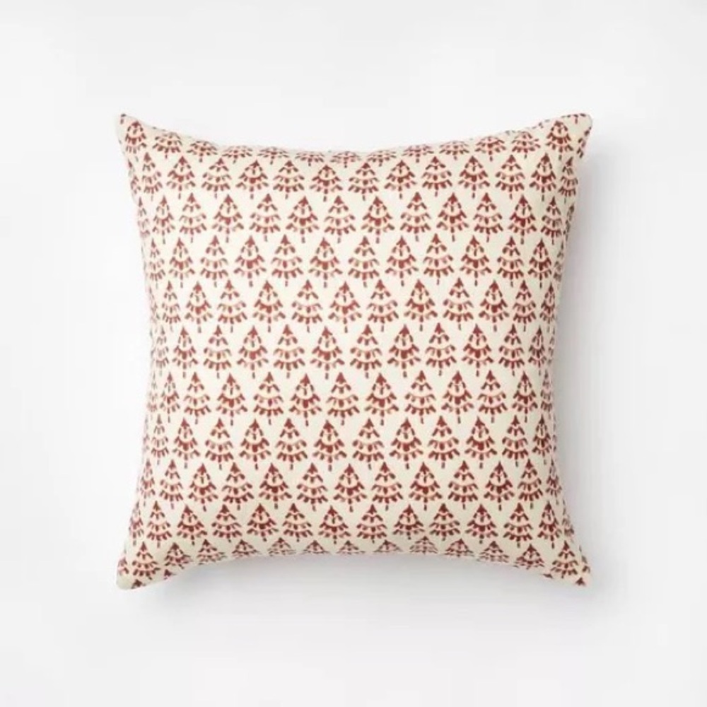 Studio McGee tree block pillow cover